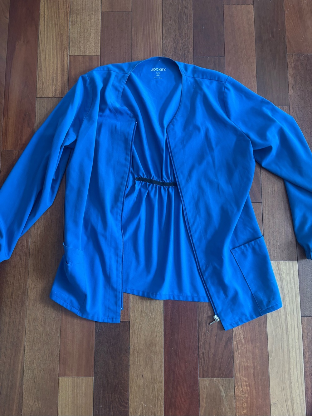 Jockey Royal Blue scrub jacket